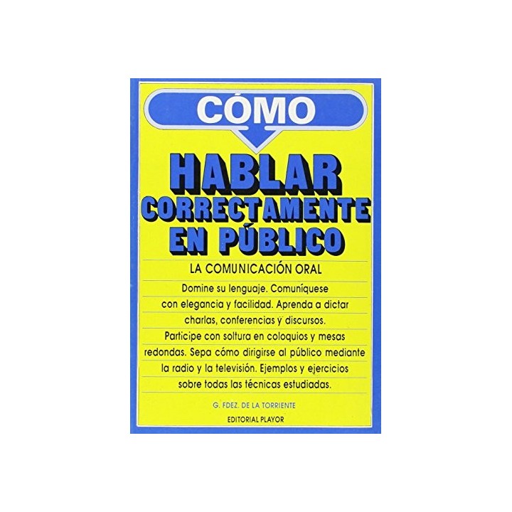 Cómo hablar correctamente en público